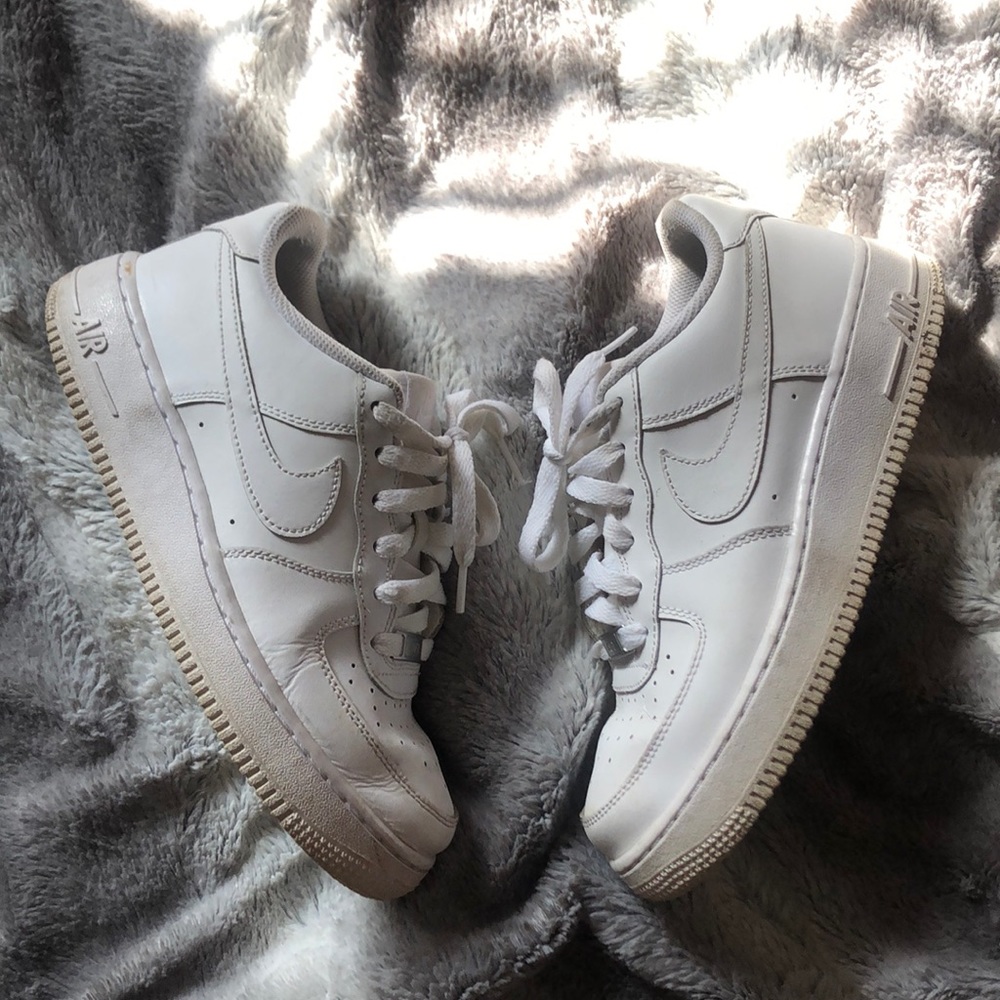NIKE Air Force one all white size 6Y / 7.5W